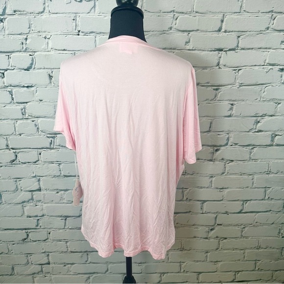 The Smurfs x Unique Vintage NEW NWT Floral Pink Graphic TShirt Top Size 2x/18 - Picture 3 of 11